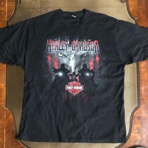 Harley-Davidson Black Graphic Men's Shirt